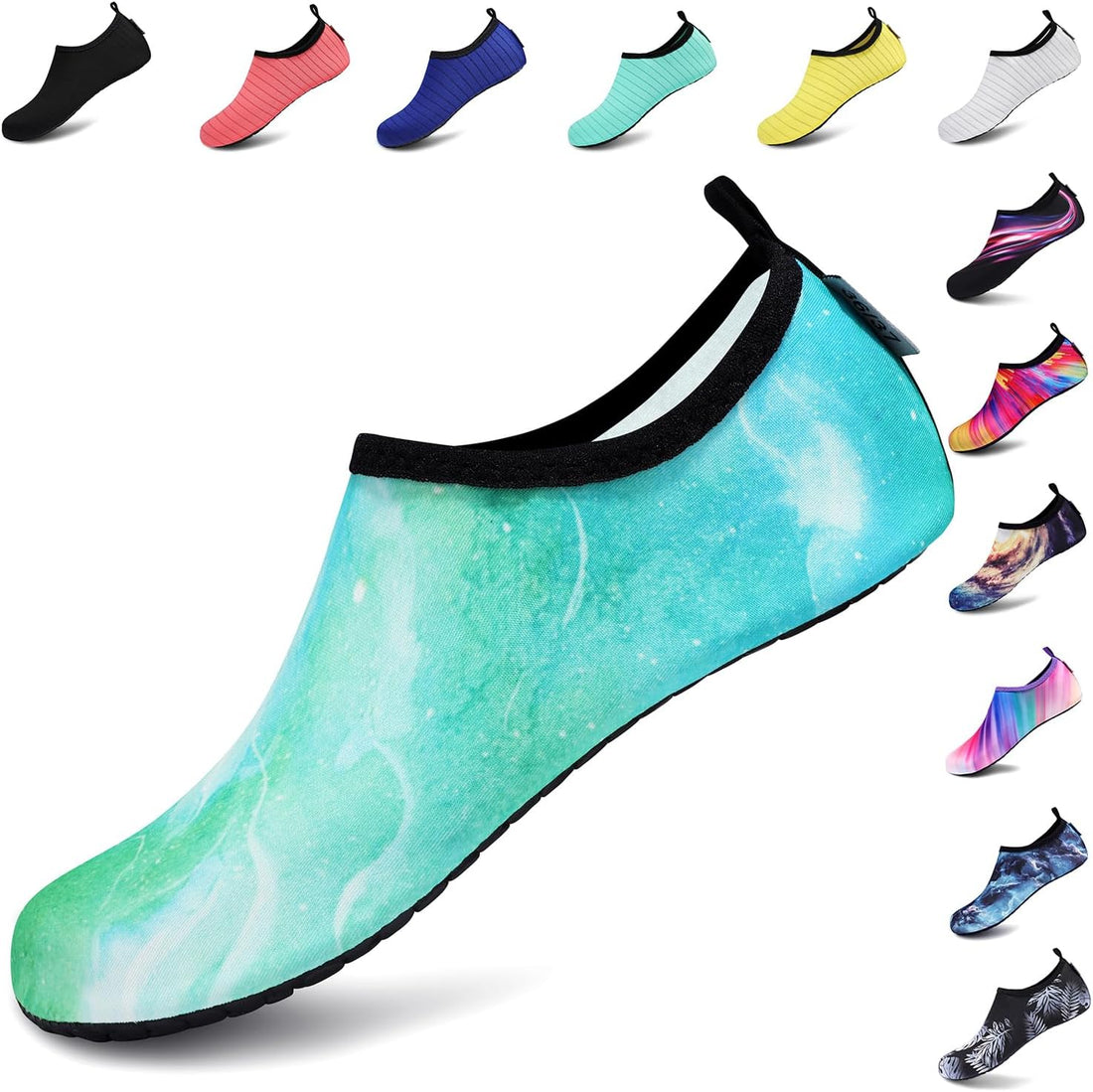 VIFUUR Water Shoes for Men Women Barefoot Quick Dry Aqua Socks Slip On